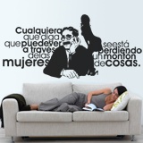 Vinilos Decorativos: Groucho Mujeres 2