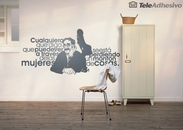 Vinilos Decorativos: Groucho Mujeres
