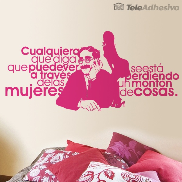 Vinilos Decorativos: Groucho Mujeres