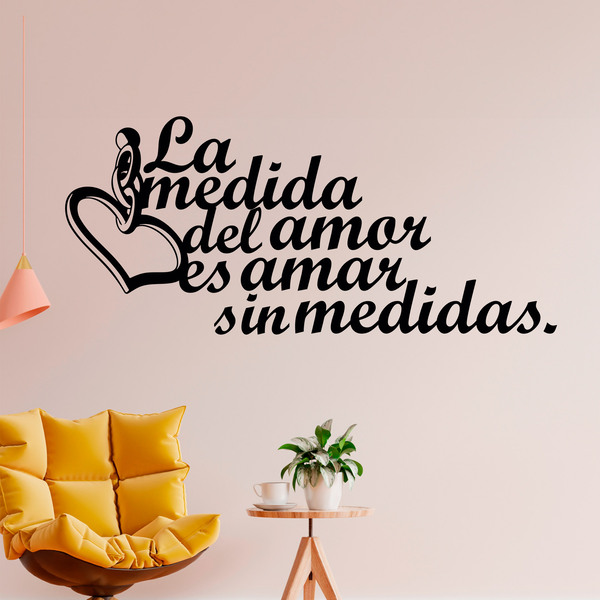 Vinilos Decorativos: Amar sin medidas