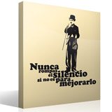 Vinilos Decorativos: Charlot silencio 5