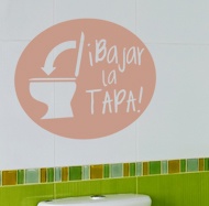 Vinilos Decorativos: Bajar la Tapa 2