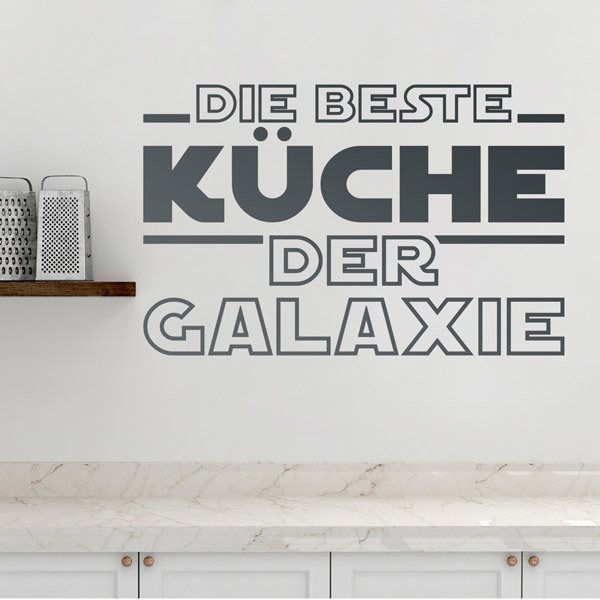 Vinilos Decorativos: La Mejor Cocina de la Galaxia en Alemán 0