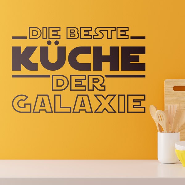 Vinilos Decorativos: La Mejor Cocina de la Galaxia en Alemán