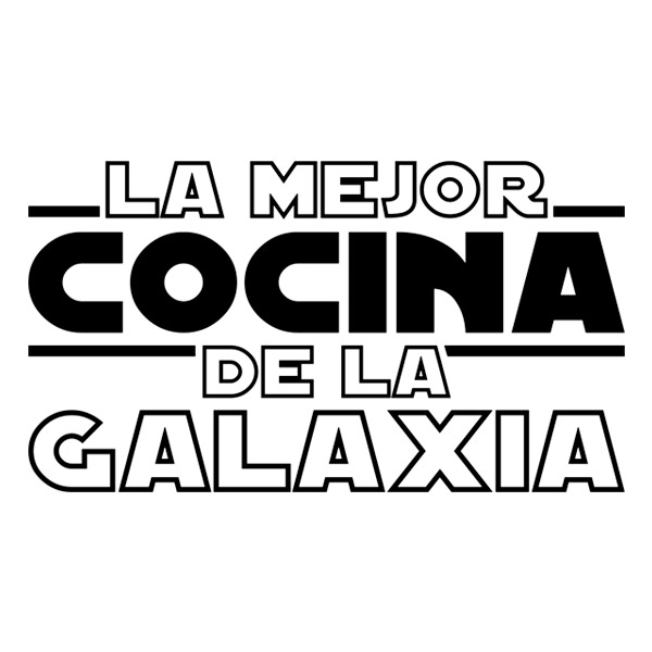 Vinilos Decorativos: La Mejor Cocina de la Galaxia