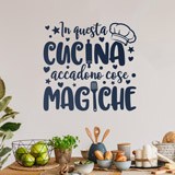 Vinilos Decorativos: Cocina Mágica en Italiano 3