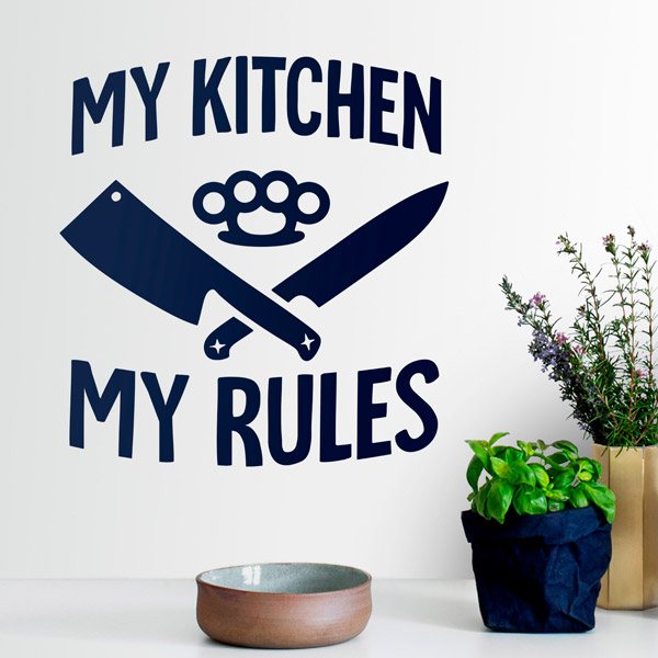 Vinilos Decorativos: My Kitchen my Rules