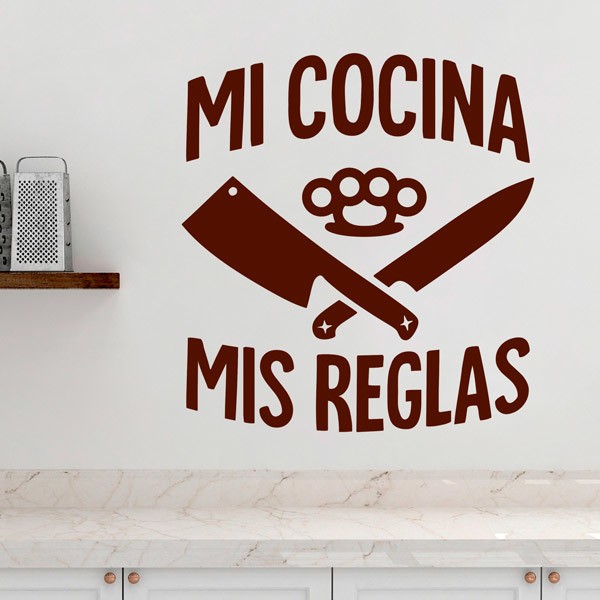 Vinilos Decorativos: Mi cocina mis reglas