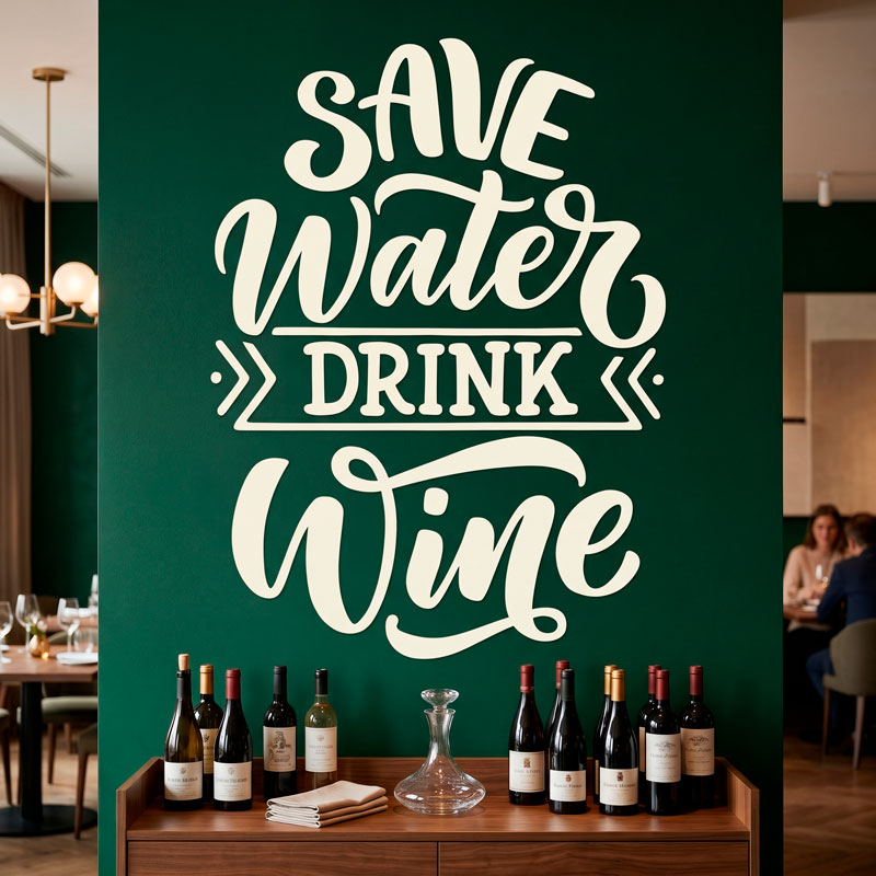 Save Water Drink Wine 4/7