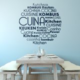 Vinilos Decorativos: Cocina Idiomas en Catalán 2