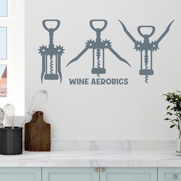 Vinilos Decorativos: Wine Aerobics