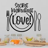 Vinilos Decorativos: Secret ingredient, Love! 2
