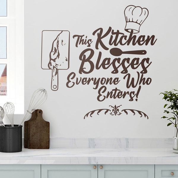 Vinilos Decorativos: This Kitchen blesses everyone who enters