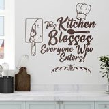 Vinilos Decorativos: This Kitchen blesses everyone who enters 2