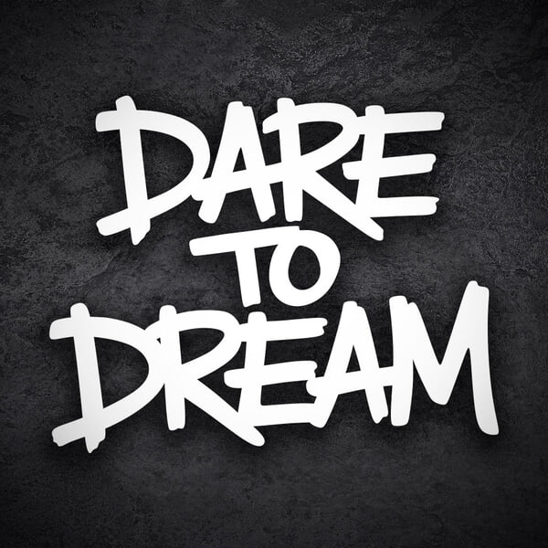 Pegatinas: Doodle Graffiti Dare To Dream