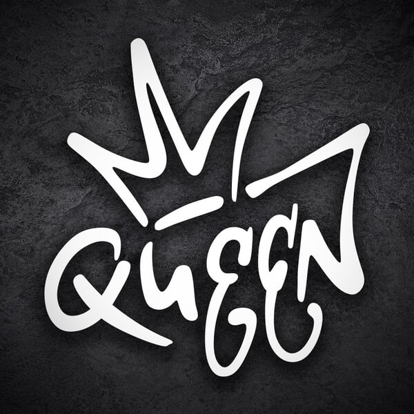 Pegatinas: Doodle Graffiti Queen