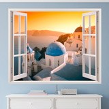 Vinilos Decorativos: Puesta de sol en Santorini 3