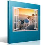 Vinilos Decorativos: Puesta de sol en Santorini 4