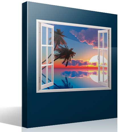 Vinilos Decorativos: Atardecer en Hawái