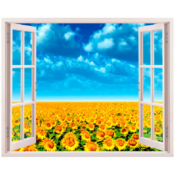 Vinilos Decorativos: Campo de girasoles