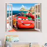 Vinilos Infantiles: Ventana Cars en Italia 3