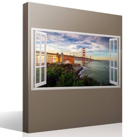 Vinilos Decorativos: Panorámica Golden Gate