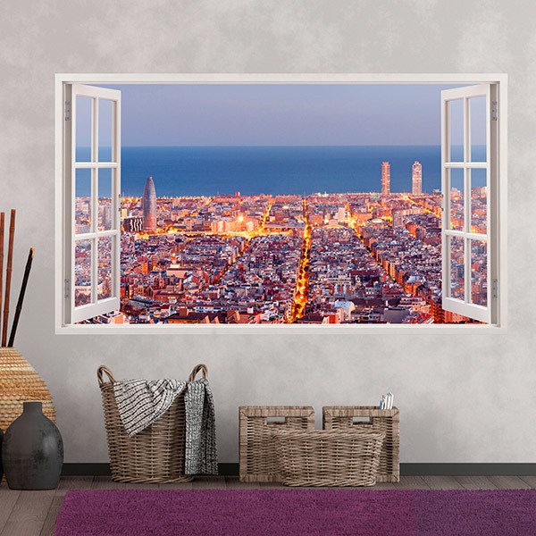 Vinilos Decorativos: Panorámica de Barcelona