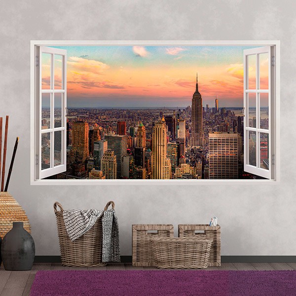 Vinilos Decorativos: Panorámica de Nueva York