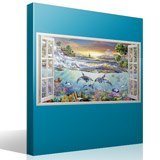 Vinilos Decorativos: Panorámica fondo marino 4