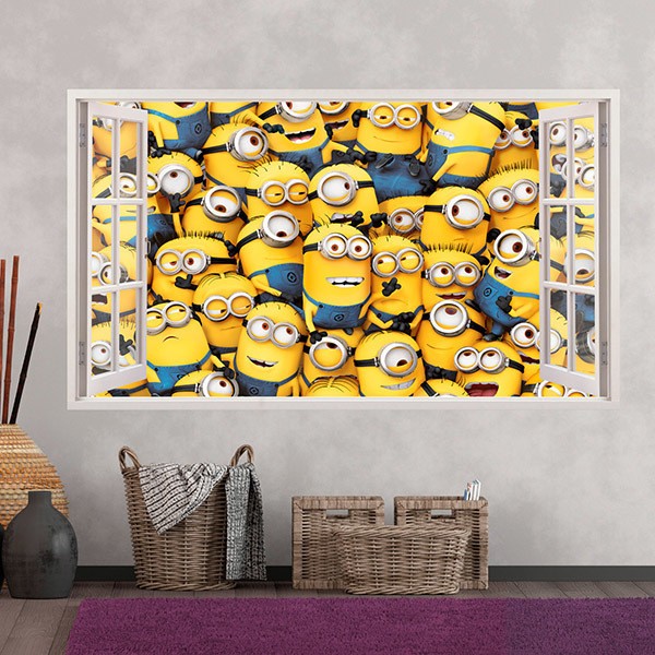 Vinilos Decorativos: Miles de Minions