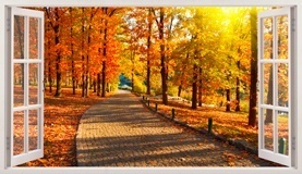 Vinilos Decorativos: Parque en otoño 5
