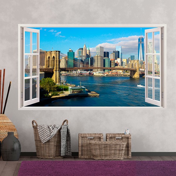 Vinilos Decorativos: Panorámica Skyline Nueva York