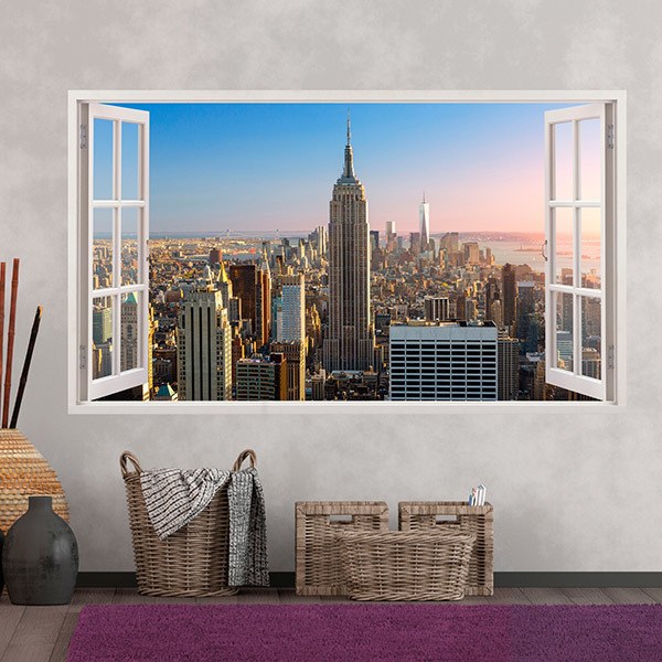 Vinilos Decorativos: Volando hacia el Empire State Building