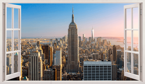 Vinilos Decorativos: Volando hacia el Empire State Building