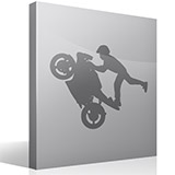 Vinilos Decorativos: Acrobacia con la moto 2