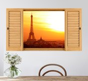 Vinilos Decorativos: Amanecer Torre Eiffel 3