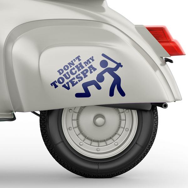 Pegatinas: Dont Touch my Vespa