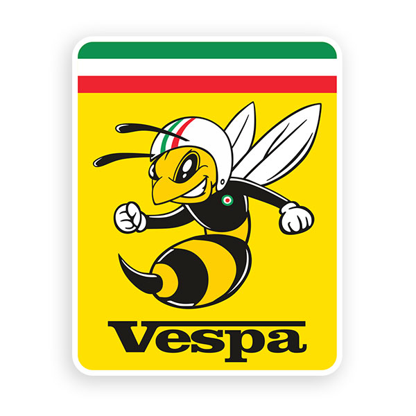 Pegatinas: Abeja Vespa Italiana