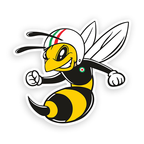 Pegatinas: Abeja Vespa Piaggio