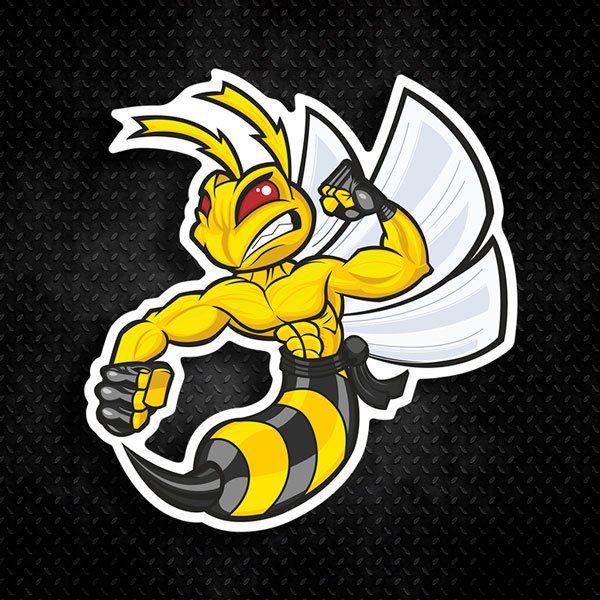 Pegatinas: Super Abeja