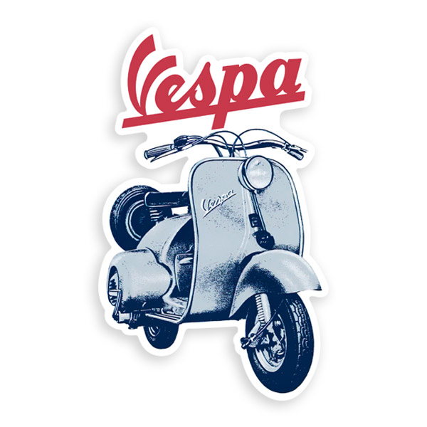 Pegatinas: Vespa Vintage