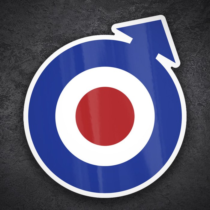 Pegatinas: Logo Mod Estilo RAF
