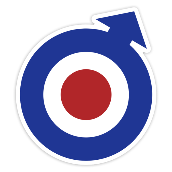 Pegatinas: Logo Mod Estilo RAF