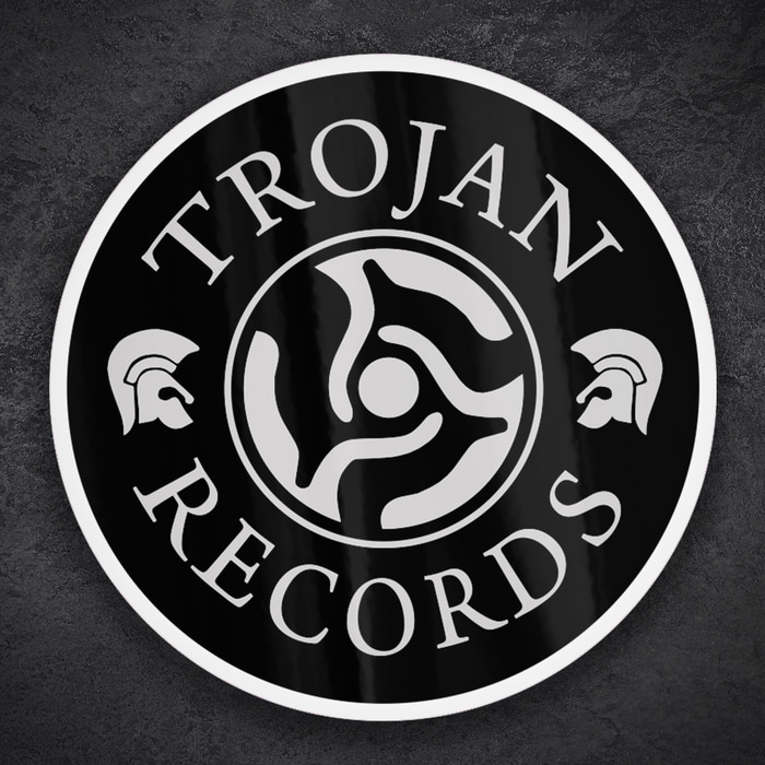 Pegatinas: Trojan Records Logo Estilo Ska