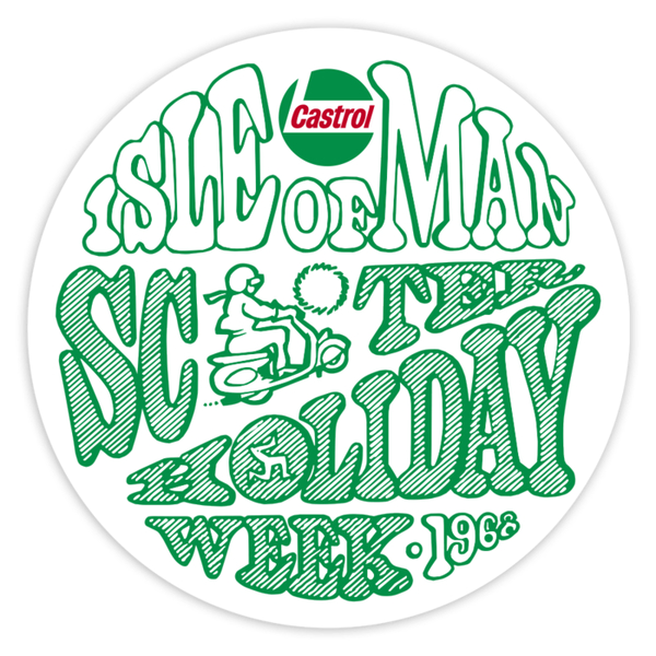 Pegatinas: Isla de Man Scooter 1966