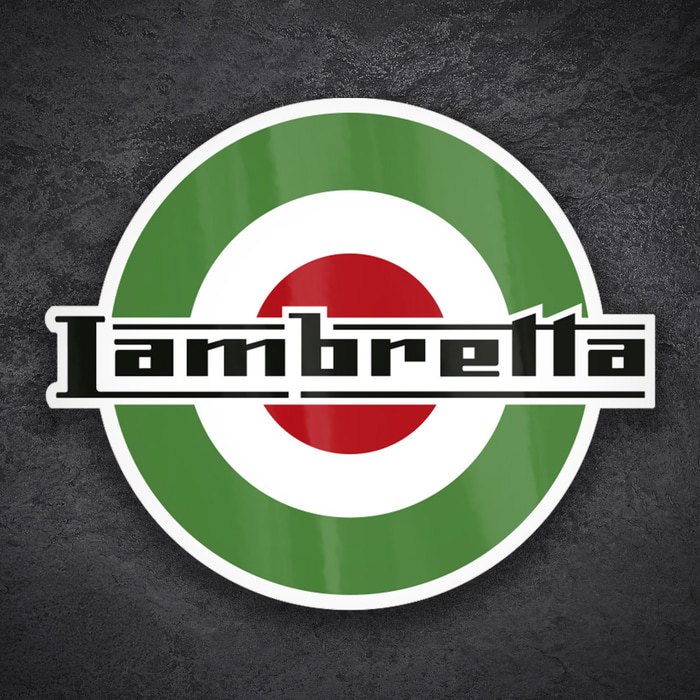 Pegatinas: Lambretta Emblema Mod Italiano