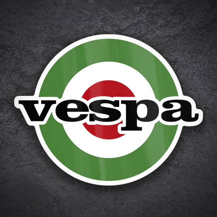 Pegatinas: Vespa Emblema Mod Italiano