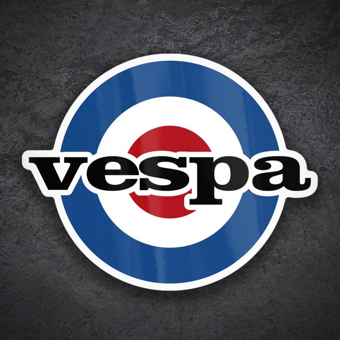 Pegatinas: Vespa Emblema Mods RAF Clásico