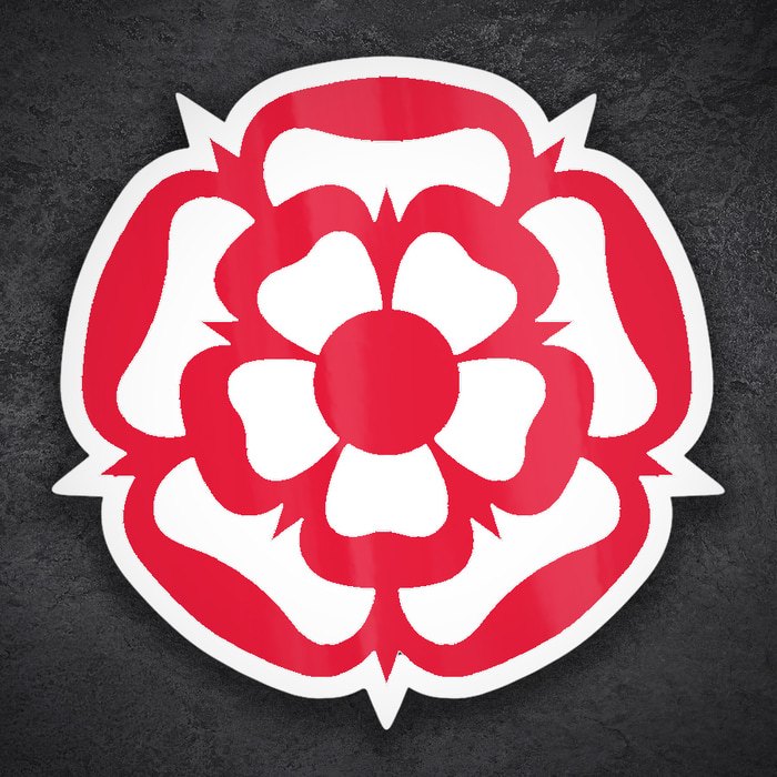 Pegatinas: Emblema Rosa Tudor Estilo Inglés