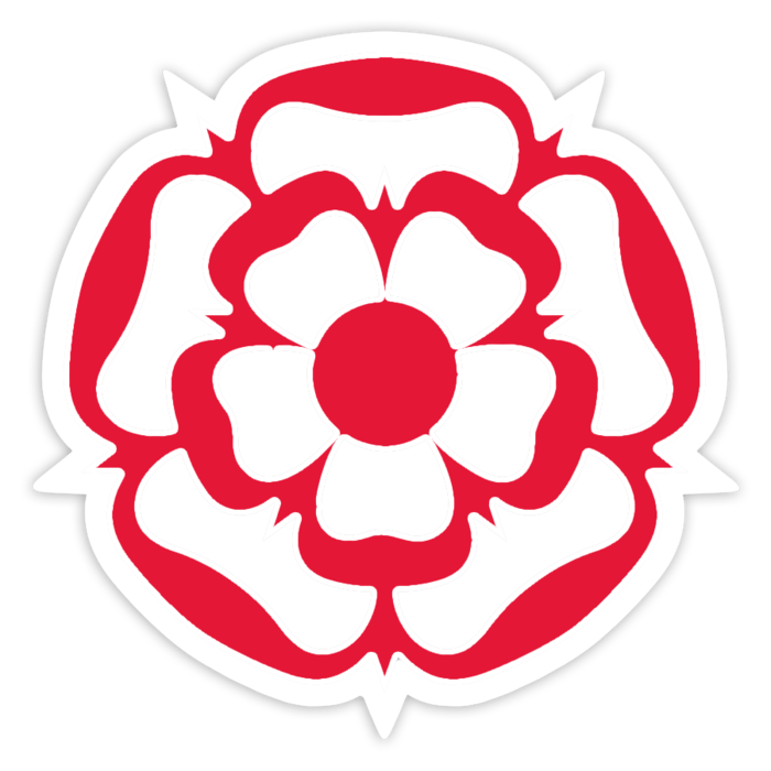 Pegatinas: Emblema Rosa Tudor Estilo Inglés